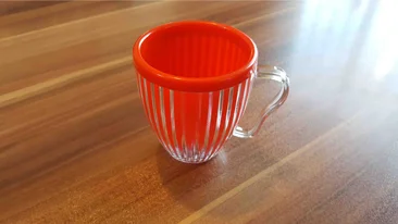 لیوان پلاستیکی طرح خورشیدی