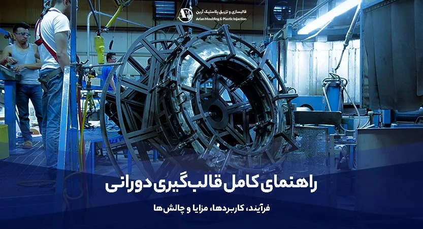 راهنمای کامل قالبگیری دورانی: فرآیند، کاربردها، مزایا و چالشها - آرین راهنمای کامل قالبگیری دورانی: فرآیند، کاربردها، مزایا و چالشها - آرین